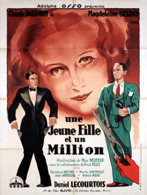 Фільм «Une jeune fille et un million» (1932)